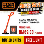 BLACK & DECKER GL260-B1 STRING TRIMMER 250W