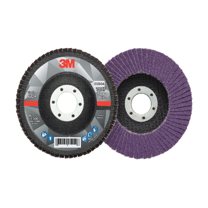 thumbnail image 2 of 3M™ Flap Disc 769F, 05924, T27, 4 1/2 In X 7/8 In, 120+ YF-weight 2 of 13
