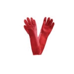 BUTTERFLY RED RUBBER GLOVE 15''
