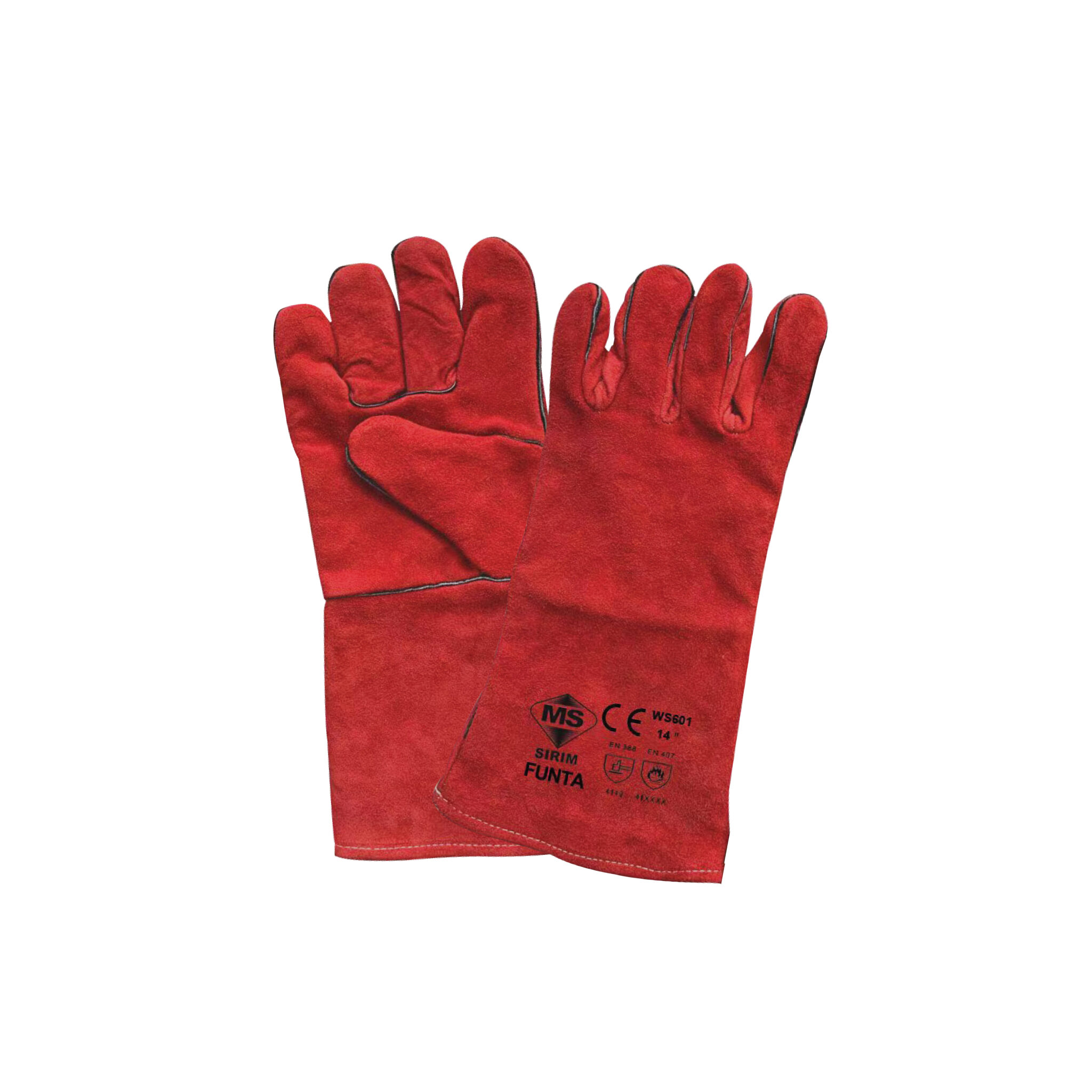 FUNTA FULL LEATHER GLOVE RED 14