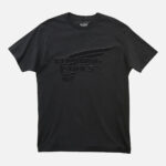 RED WING 95351 BLACK EMBOSSED T-SHIRT