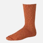 RED WING 97371 OVER-DYED RUS/ORG COTTON RAGG CREW (SOCKS)
