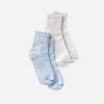 RW 97673 COTTON RAGG QUARTER CREW SOCKS (2 PACK)