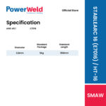 POWERWELD HT-16 (E7016) ELECTRODE (5KG/PKT) - Image 2