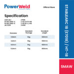 POWERWELD HT-18 (E7018) ELECTRODE - Image 2