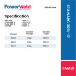 POWERWELD STAINARC 309L-17 STAINLESS STEEL ELECTRODE - Image 2