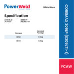 COREMAX 309LP STAINLESS STEEL FLUX CORED WIRE (12.5KG/SPL) - Image 2
