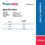 COREMAX 71 (H10) FLUX CORED WIRE - Image 2