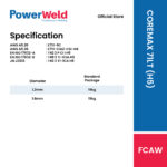 COREMAX 71LT (H5) FLUX CORED WIRE - Image 2