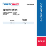 COREMAX H33-0 HARDFACING FLUX CORED WIRE (15KGS/SPL) - Image 2