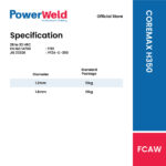 COREMAX H350 HARDFACING FLUX CORED WIRE (15KG/SPL) - Image 2