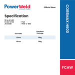COREMAX H600 HARDFACING FLUX CORED WIRE (15KG/SPL) - Image 2