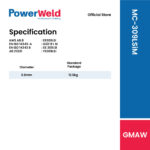 MASTCORD MC-309LSiM STAINLESS STEEL MIG WIRE (12.5KG) - Image 2