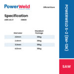 POWERWELD S-2 (EM-12K) SAW WELDING WIRE (30KGS/SPL) - Image 2