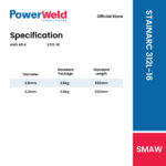 POWERWELD STAINARC 312L-16 STAINLESS STEEL ELECTRODE (2.5KG/PKT) - Image 2
