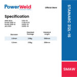 POWERWELD STAINARC 312L-16 STAINLESS STEEL ELECTRODE (2.5KG/PKT) - Image 2