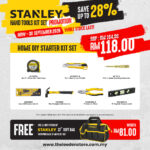 STANLEY HAND TOOLS KIT SET - HOME DIY STARTER KIT SET