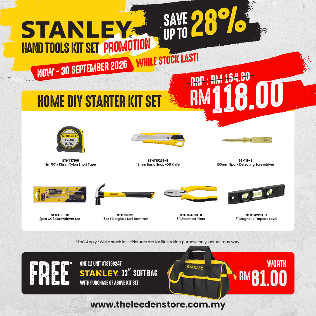 202608_STANLEY HT KIT SET PROMO-05 STANLEY HAND TOOLS KIT SET - HOME DIY STARTER KIT SET - Image 1